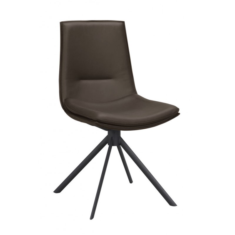 RO Lowell Swivel Chair Brown/Black